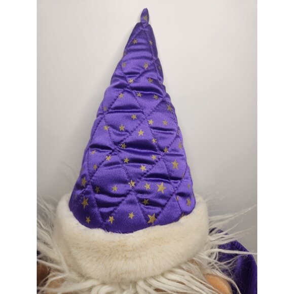 Folkmanis Plush X-LARGE Wizard Hand Puppet 32” Full Body Purple Robe - Picture 3 of 8